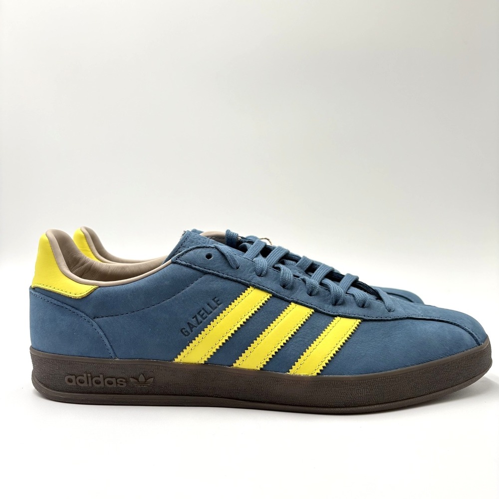 Adidas Originals Gazelle Indoor Supply Color Shock‎ Yellow JR8838 Men's Size 9.5